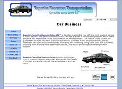 Superior Executive Transportation Website